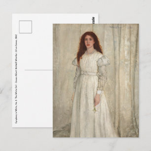 James Whistler - Symfonie in White No. 1 Briefkaart