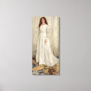 James Whistler - Symfonie in White No. 1 Canvas Afdruk