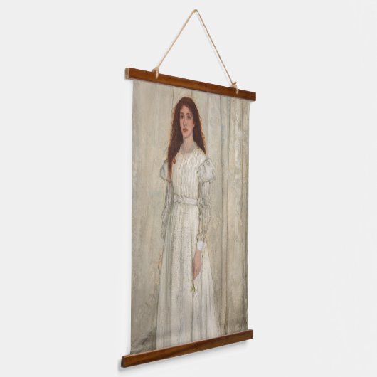 James Whistler - Symfonie in White No. 1 Hangend Wandkleed (Gebogen)