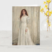 James Whistler - Symfonie in White No. 1 Kaart (Gele Bloem)