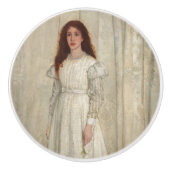 James Whistler - Symfonie in White No. 1 Keramische Knop (Voorkant)