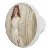 James Whistler - Symfonie in White No. 1 Keramische Knop (Rechts)