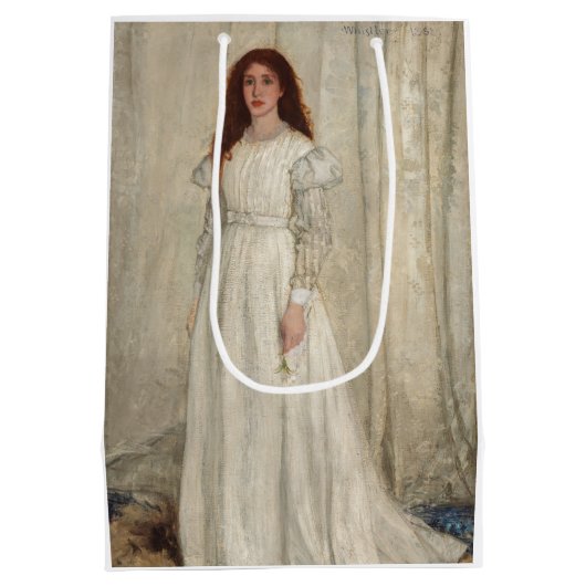 James Whistler - Symfonie in White No. 1 Medium Cadeauzakje (Achterkant)