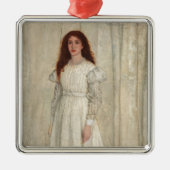 James Whistler - Symfonie in White No. 1 Metalen Ornament (Voorkant)