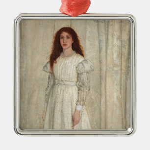 James Whistler - Symfonie in White No. 1 Metalen Ornament