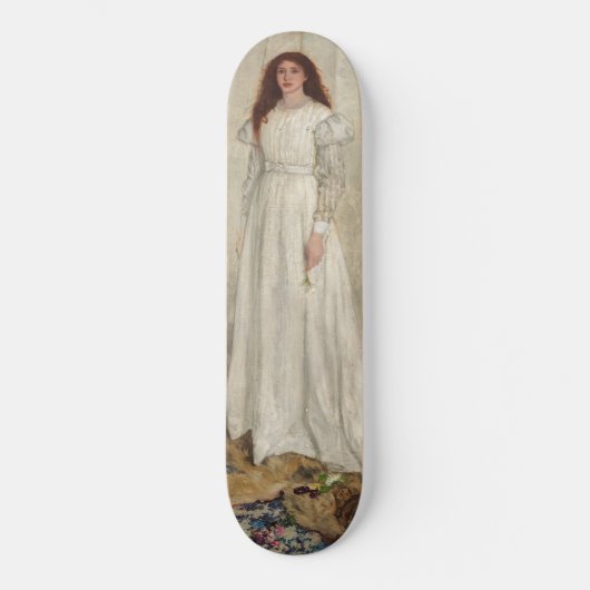 James Whistler - Symfonie in White No. 1 Skateboard (Voorkant)