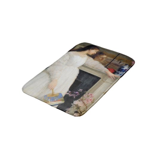 James Whistler - Symfonie in White No. 2 Badmat (Gekanteld)