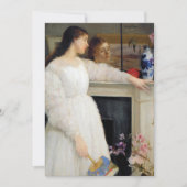 James Whistler - Symfonie in White No. 2 Bedankkaart (Voorkant)