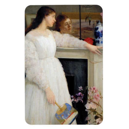 James Whistler - Symfonie in White No. 2 Magneet (Verticaal)