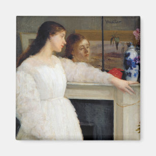 James Whistler - Symfonie in White No. 2 Magneet