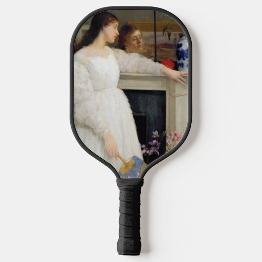 James Whistler - Symfonie in White No. 2 Pickleball Paddle (Achterkant)