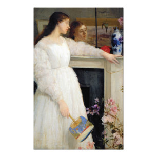 James Whistler - Symfonie in wit nr. 2 Foto Afdruk