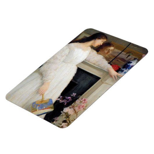 James Whistler - Symfonie in wit Nr. 2 Magneet (Linkerzijde)