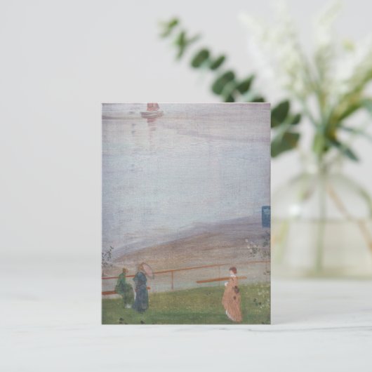 James Whistler - Variaties in Violet en Groen Briefkaart (Staand voorkant)