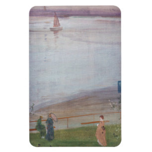James Whistler - Variaties in Violet en Groen Magneet