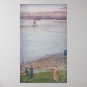 James Whistler - Variaties in Violet en Groen Poster