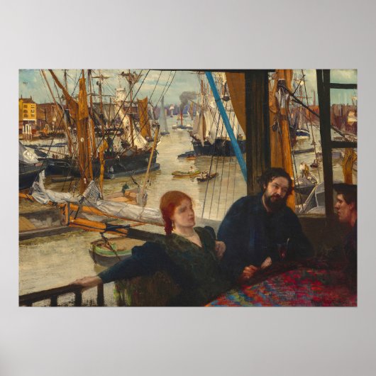 James Whistler - Wapping Poster (Voorkant)