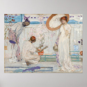 James Whistler - White Symphony, Three Girls Poster