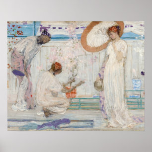 James Whistler - Witte Symfonie, Drie Meisjes Poster