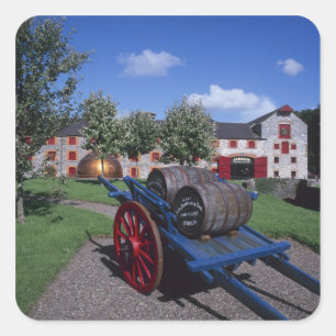 Jamesons Whisky Erfgoedcentrum, Midleton, Vierkante Sticker