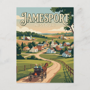 Jamesport Missouri Briefkaart