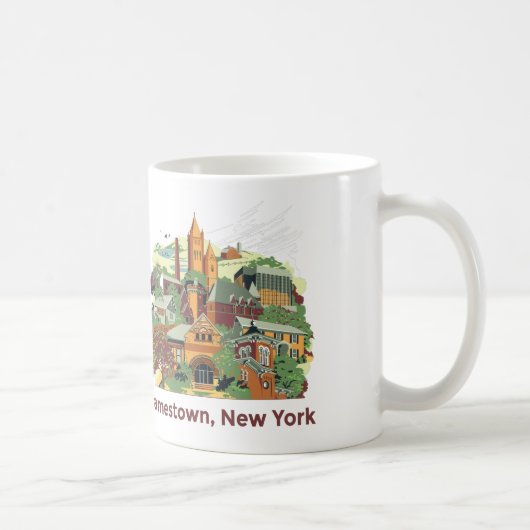 Jamestown Architecture Mok (White 11oz) (Rechts)