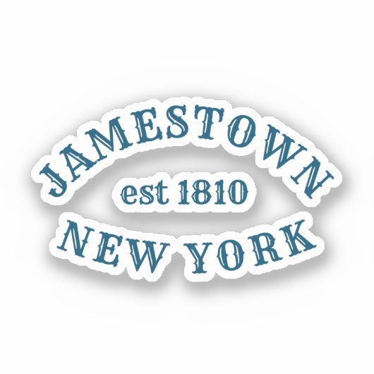 Jamestown, New York Sticker (Voorkant)