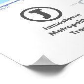 Jamestown Subway Map Poster (14 x 11) (Hoek)