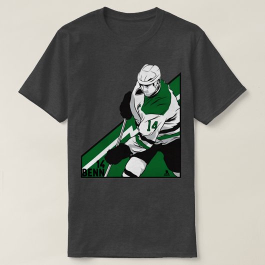 Jamie Benn Dallas Angle T-shirt (Design voorkant)