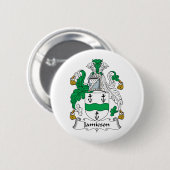 Jamieson Family Crest Ronde Button 5,7 Cm (Voorkant /achterkant)