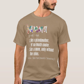 Jamma Definitie Moederdag Verjaardag cadeau Oma T-shirt