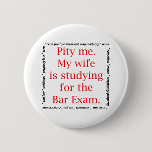 Jammer dat ik...vrouw ronde button 5,7 cm