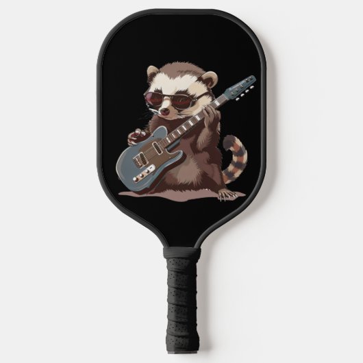Jammin Badger Pickleball Paddle (Voorkant)
