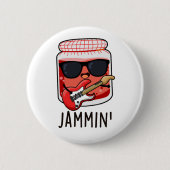 Jammin Funny Rocker Jam Pun Ronde Button 5,7 Cm (Voorkant)