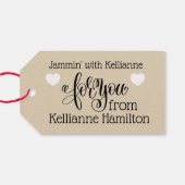 Jammin' Kitchen Cadeau Label Cadeaulabel (Achterkant Horizontaal)