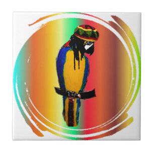 JAMMINDE PAPEGAAI TEGELTJE