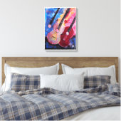 Jamming be Goode Schilderij van Alfred Fox Canvas Afdruk (Insitu (Slaapkamer))