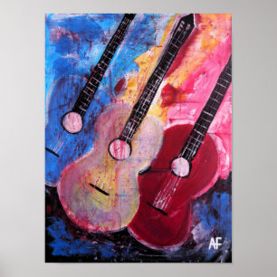 Jamming be Goode Schilderij van Alfred Fox Poster