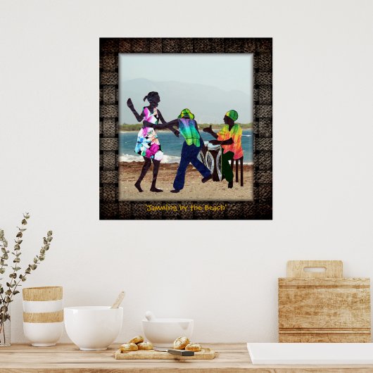 "Jamming by the Beach" Poster (Keuken)