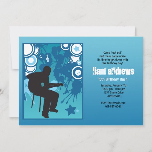 Jamming Invitation Kaart (Voorkant)