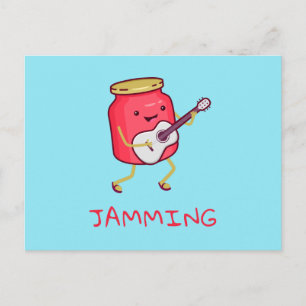 Jamming Pun Briefkaart