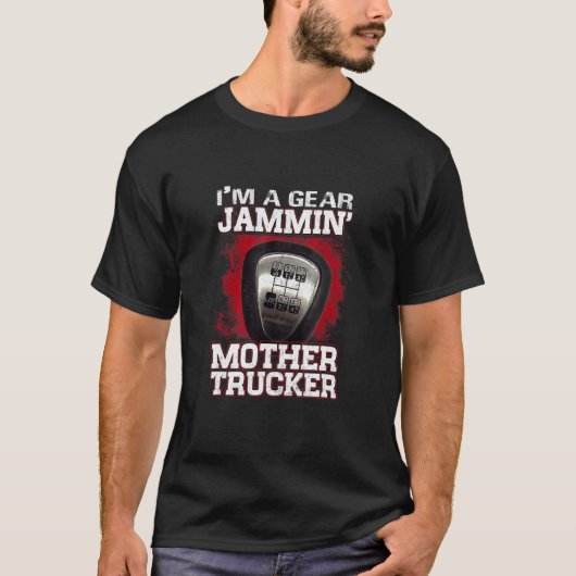 Jamminu2019 Moeder Trucker Trucker Driver Trucker  T-shirt (Voorkant)
