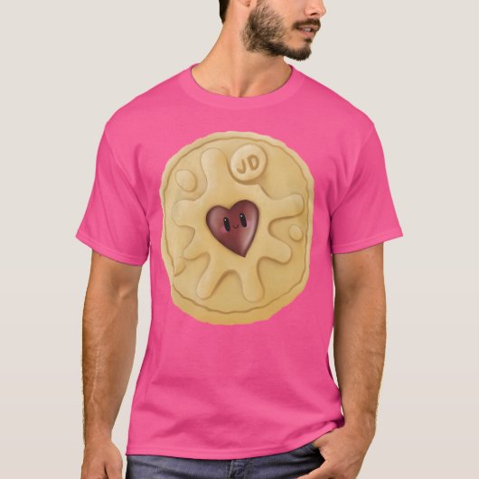 Jammy Dodger Biscuit T-shirt (Voorkant)