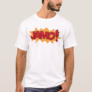 Jamo. Rood en Sinaasappel T-shirt