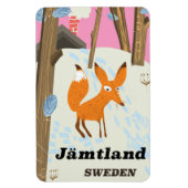 Jämtland Zweden poster van oud reizen Magneet (Verticaal)