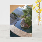 Jamul vakantie kaart (Gele Bloem)