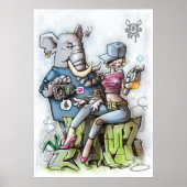 Jamz-Illustrated1 Poster (Voorkant)