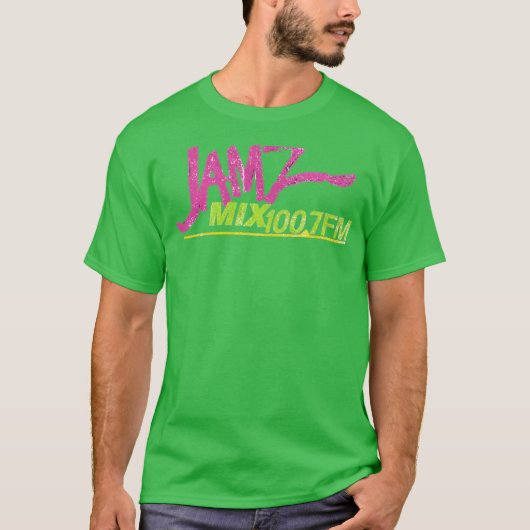 Jamz Mix 100.7 FM T-shirt (Voorkant)
