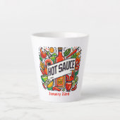 Jan 22nd - Hete Saus Dag Latte Mok (Voorkant)