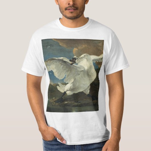 Jan Asselyn - De bedreigde Zwan T-shirt (Voorkant)